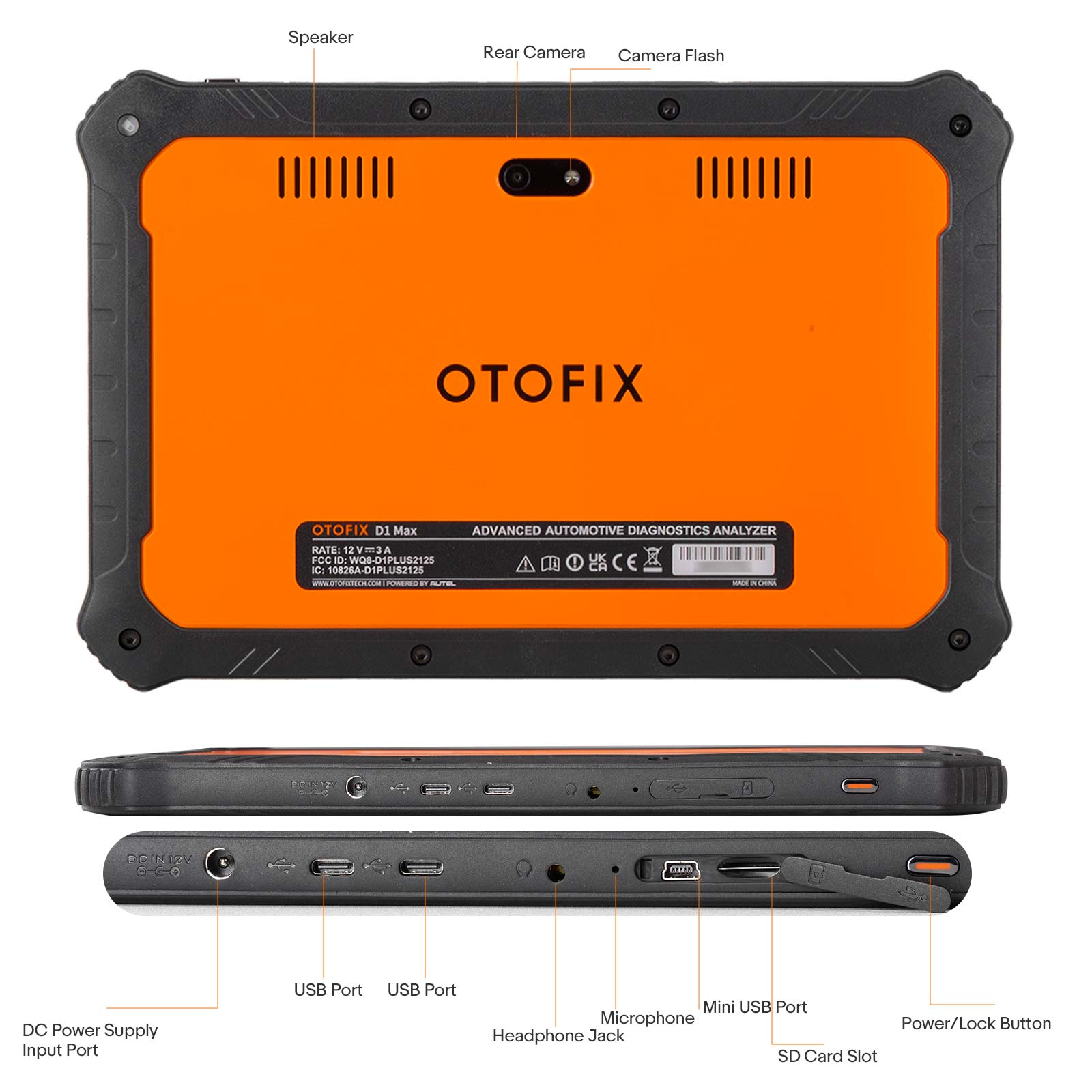 OTOFIX D1 Max 2 Professional Automotive Diagnostic Tool